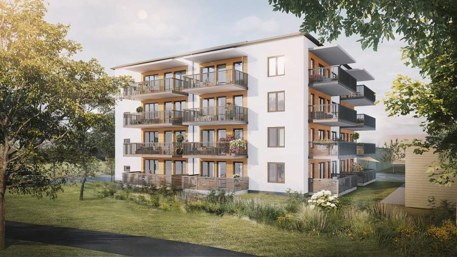 Ett bostadsområde i balans med naturen