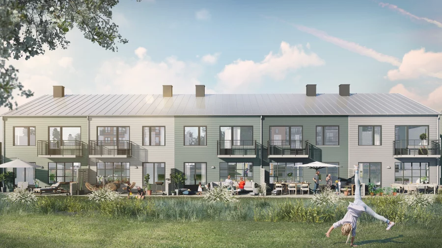 Ett bostadsområde i balans med naturen